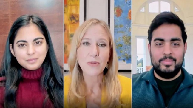 Digital shopping on JioMart via WhatsApp is easy to use, stress-free: Isha and Akash Ambani Digital shopping on JioMart via WhatsApp is easy to use, stress-free: Isha and Akash Ambani