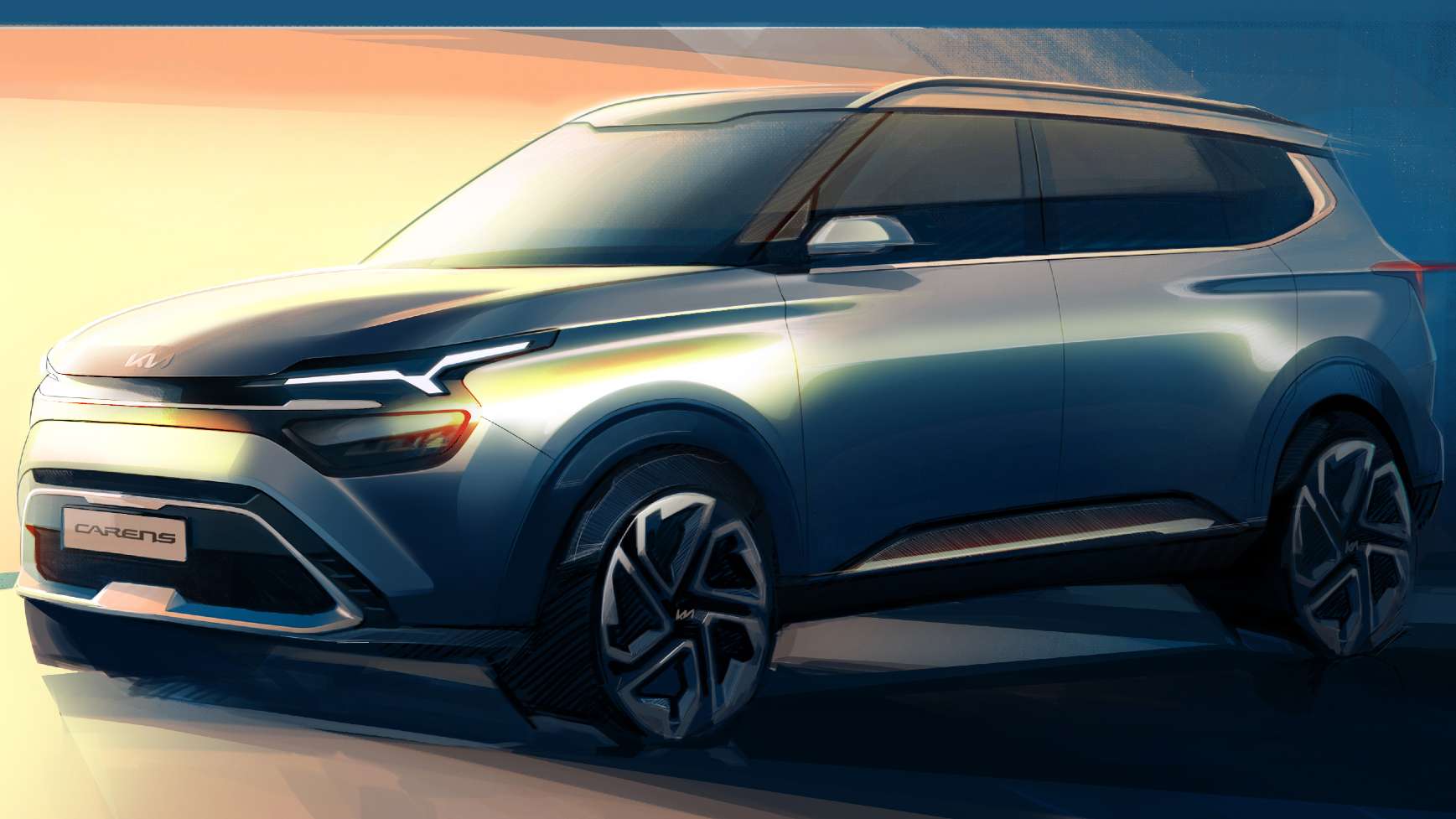 Kia Carens previewed in design sketches ahead of world premiere on 16 December: Check out new pictures Kia Carens previewed in design sketches ahead of world premiere on 16 December: Check out new pictures