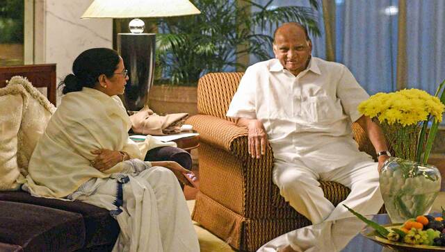 Mamata Banerjee likely to meet Sharad Pawar today, on day 2 of her Maharashtra visit Mamata Banerjee likely to meet Sharad Pawar today, on day 2 of her Maharashtra visit