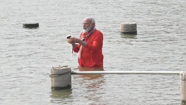 Narendra Modi in Varanasi: Prime Minister takes holy dip in River Ganga