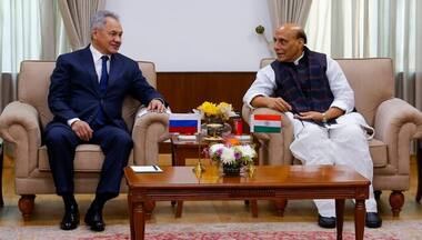 Defence Minister Rajnath Singh holds talks with Russian counterpart General Sergey Shoigu