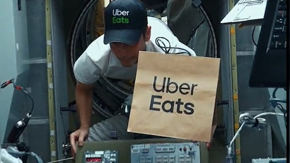 Watch: Japanese billionaire Yusaku Maezawa delivers first Uber Eats in space