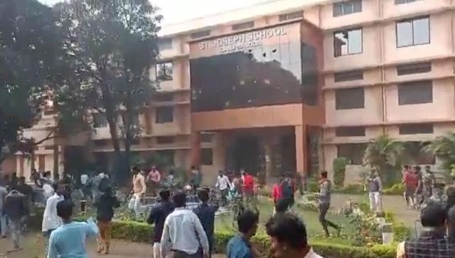 Right-wing activists vandalise Christian school in Madhya Pradesh, allege students were being converted Right-wing activists vandalise Christian school in Madhya Pradesh, allege students were being converted