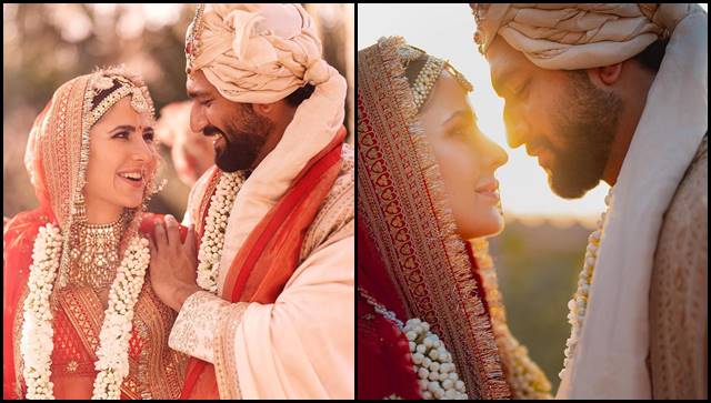 Katrina Kaif, Vicky Kaushal get married in Rajasthan; see first pictures from the wedding Katrina Kaif, Vicky Kaushal get married in Rajasthan; see first pictures from the wedding