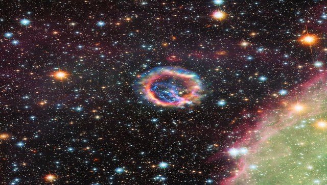 Star Exploding Real Image NASA posts image of massive star explosion; internet users left ...