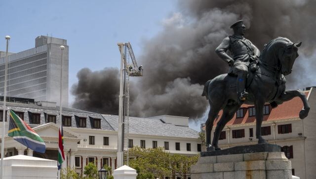 Fire at South African Parliament: 48-year-old man arrested on theft and arson charges Fire at South African Parliament: 48-year-old man arrested on theft and arson charges