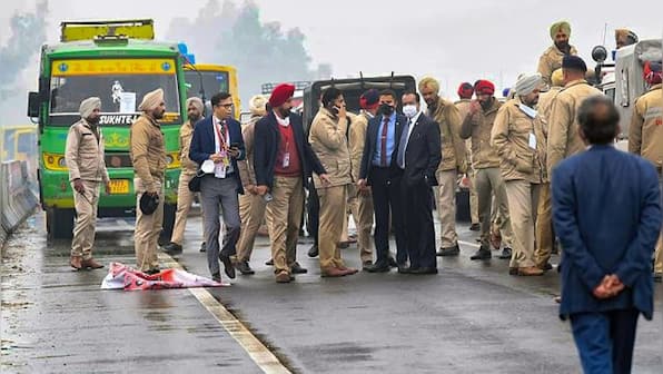 Modi security breach: New video shows men marching towards PM’s car, chanting ‘BJP zindabad’ slogans