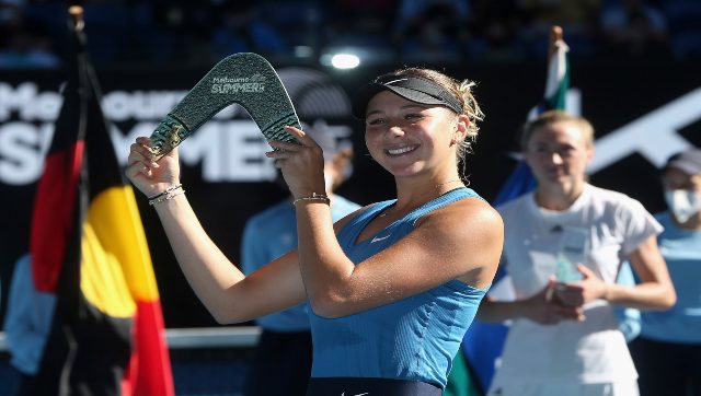 Amanda Anisimova battles to Melbourne WTA title in Australian Open boost Amanda Anisimova battles to Melbourne WTA title in Australian Open boost