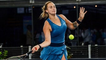 Tearful Aryna Sabalenka's serve melts down in Australian Open warm-up disaster