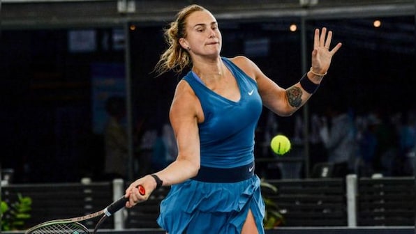 Tearful Aryna Sabalenka's serve melts down in Australian Open warm-up disaster