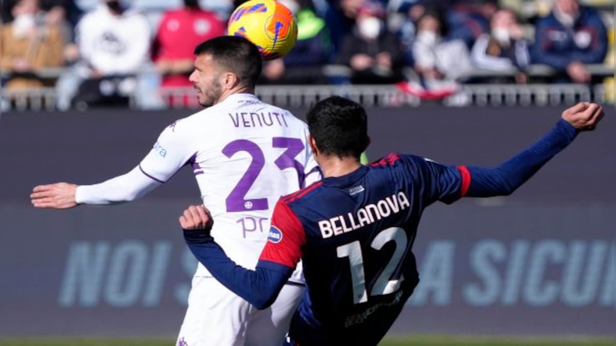 Serie A: Cagliari stay in drop zone after draw with 10-man Fiorentina