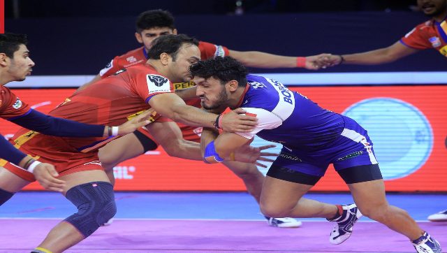 Pro Kabaddi League 2021-22: Last-minute magic helps Dabang Delhi KC beat Haryana Steelers Pro Kabaddi League 2021-22: Last-minute magic helps Dabang Delhi KC beat Haryana Steelers