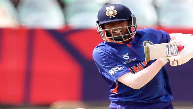 Apart from Yash Dhull and Sheikh Rasheed, batter Aaradhya Yadav, Vasu Vats, Manav Parakh, and Siddharth Yadav were also found infected with COVID-19. Image Courtesy: @cricketworldcup 