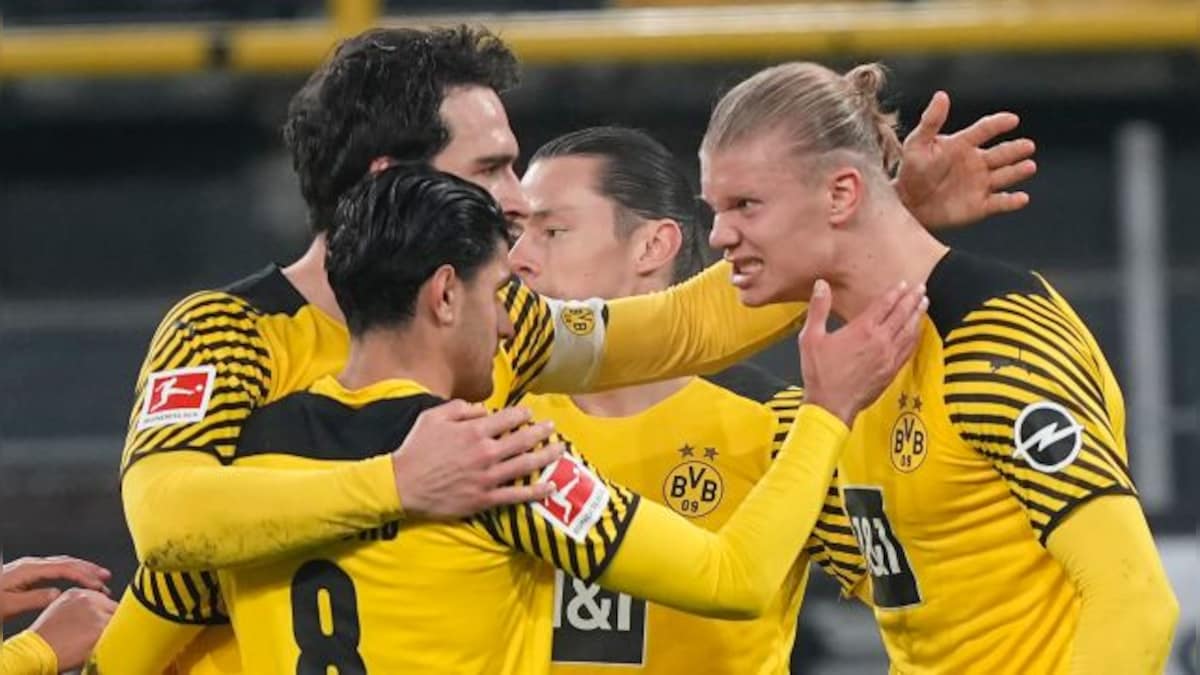 Bundesliga: Erling Haaland double sees Borussia Dortmund rout Freiburg to trim Bayern Munich's lead