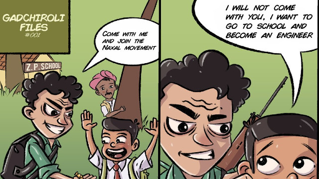 Gadchiroli Files: Maharashtra police start comic strip to counter Naxal propaganda Gadchiroli Files: Maharashtra police start comic strip to counter Naxal propaganda