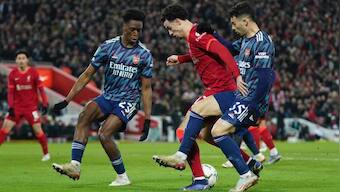 League Cup: Toothless Liverpool held by 10-man Arsenal in semi-final