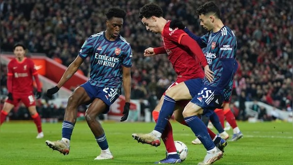 League Cup: Toothless Liverpool held by 10-man Arsenal in semi-final