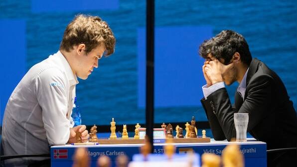 Tata Steel Chess 2022: Vidit Gujrathi holds Magnus Carlsen to draw, R Praggnanandhaa loses to Fabiano Caruana