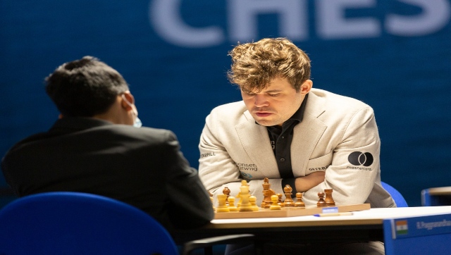 Tata Steel Chess 2022: Magnus Carlsen beats R Praggnanandhaa to grab lead; Vidit Gujrathi suffers first defeat Tata Steel Chess 2022: Magnus Carlsen beats R Praggnanandhaa to grab lead; Vidit Gujrathi suffers first defeat