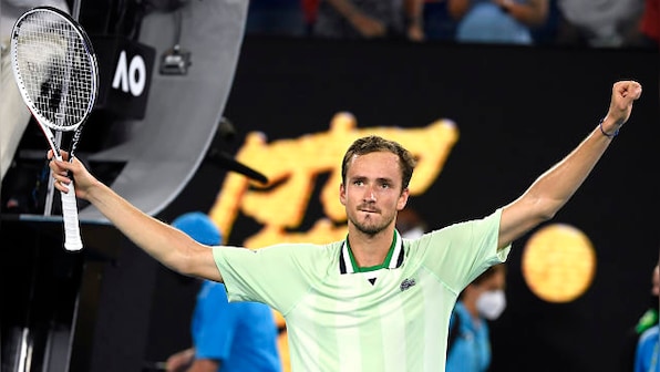 Australian Open 2022: Medvedev mounts astonishing comeback to reach last four; Tsitsipas too romps into semis