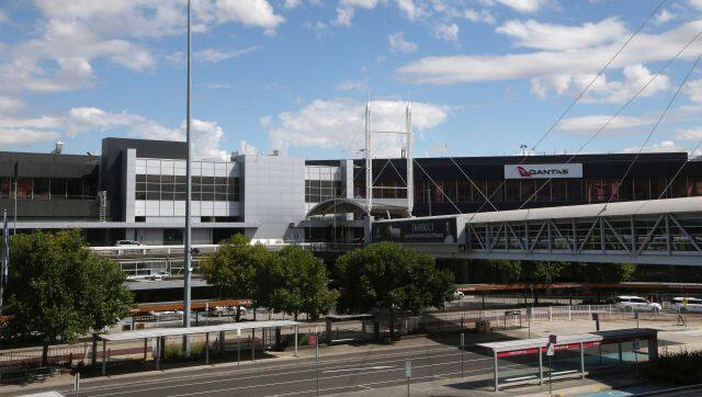 A view outside Melbourne Airport ahead of the Australian Open in Melbourne, Australia, Thursday, Jan. 6, 2022. Serbia's Novak Djokovic had received the medical exemption he needed to play at the Australian Open but the 20-time major champion had his visa cancelled and was prevented from entering the country. (AP Photo/Hamish Blair)
