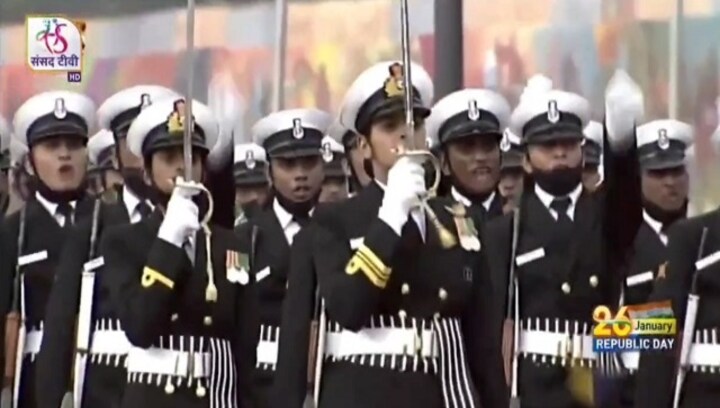 Republic Day 2022: Navy's tableau depicts 1946 uprising; woman officer leads marching contingent