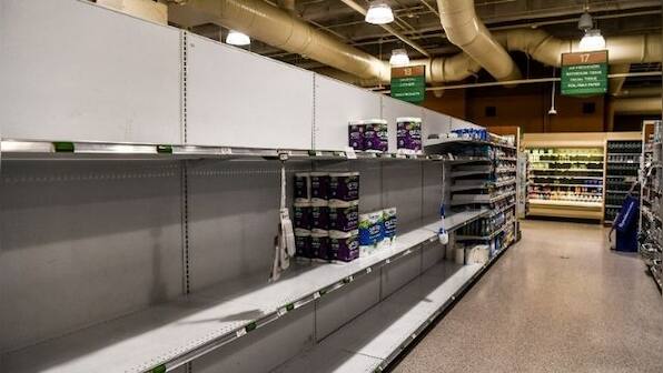 US grocery stores have empty shelves amid Omicron threat and bad winter storms