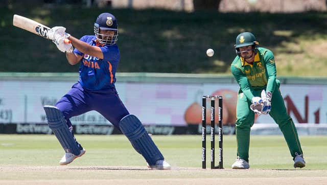 India won the toss and opted to bat. Rishabh Pant played a valiant knock of 85 that consisted of 10 fours and two sixes. AP 