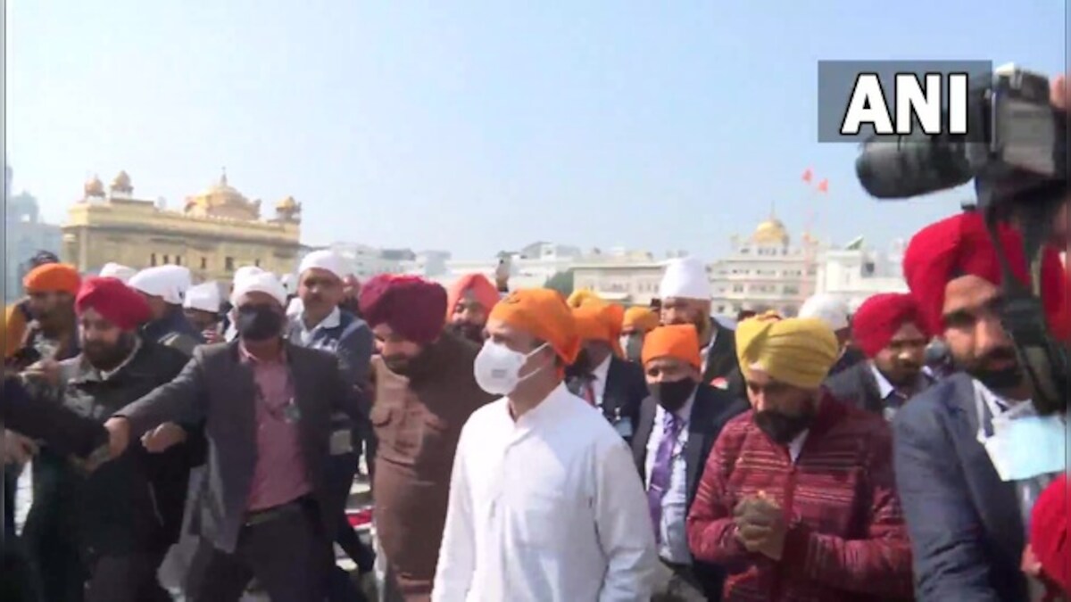 Punjab Assembly Elections: Rahul Gandhi visits Golden Temple, to address virtual rally in Jalandhar