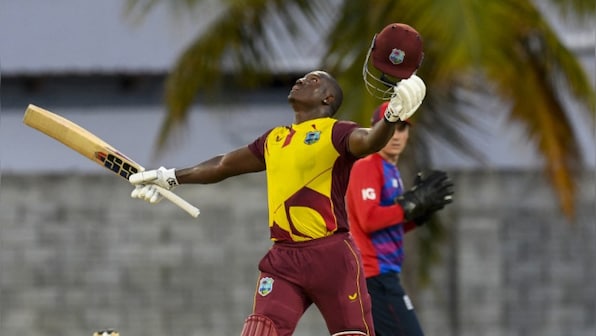 West Indies vs England: Rovman Powell's blistering ton helps hosts win 3rd T20I, go 2-1 up in series