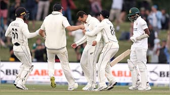 Watch: Ross Taylor takes final wicket of 2nd Test in fairytale finish to his Test career