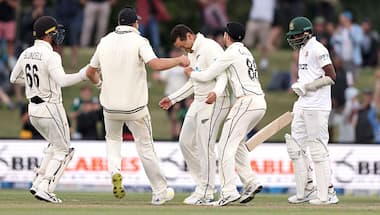 Watch: Ross Taylor takes final wicket of 2nd Test in fairytale finish to his Test career