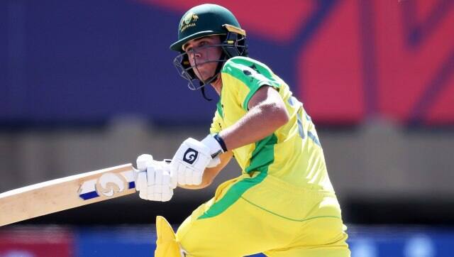 Teague Wyllie's unbeaten knock of 86 helped Australia beat West Indies. Image: Twitter/@ICC