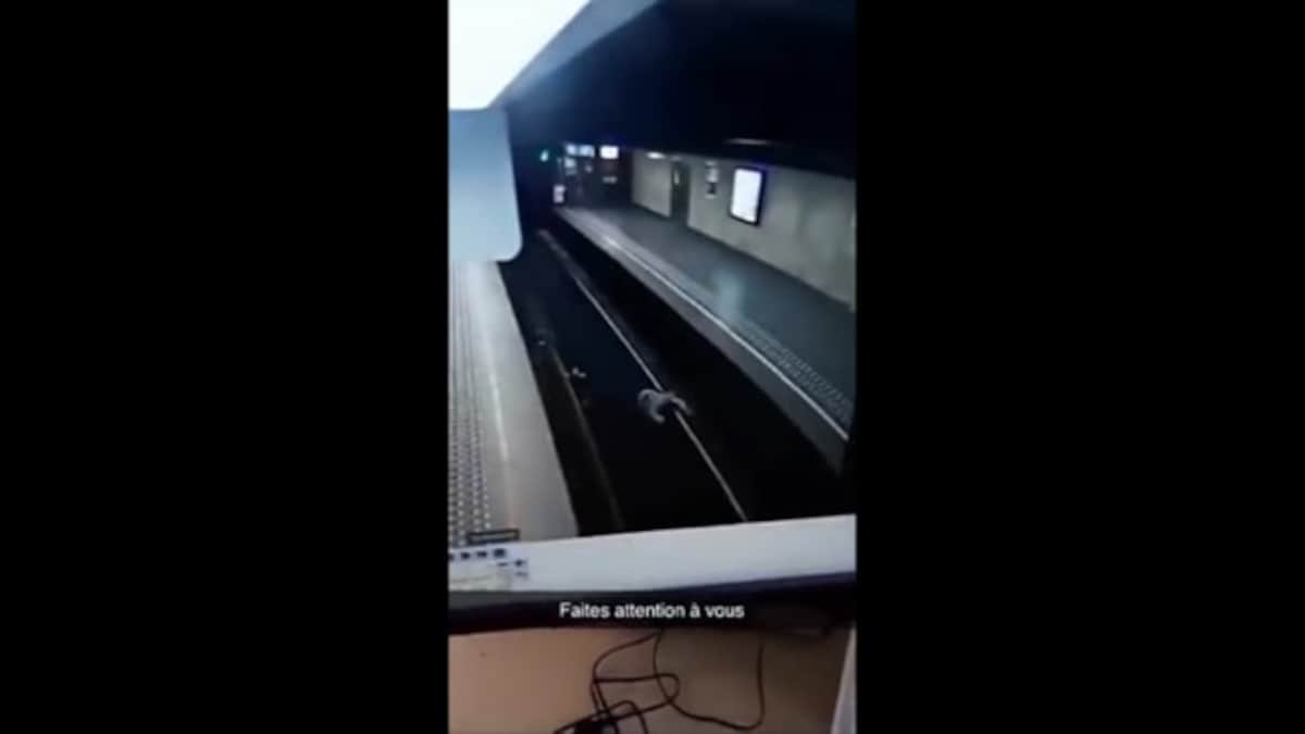 Caught on camera: Man intentionally pushes woman in front of oncoming train