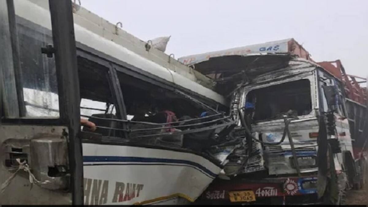 Watch: Two private buses collide head-on in Salem, 12 college students ...