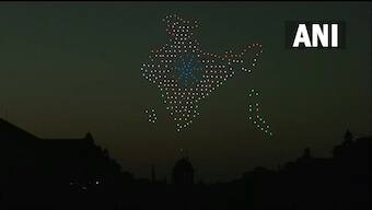 Beating Retreat 2022: 1,000 'Made In India' drones dazzle the sky, brings curtains down on R-Day celebrations