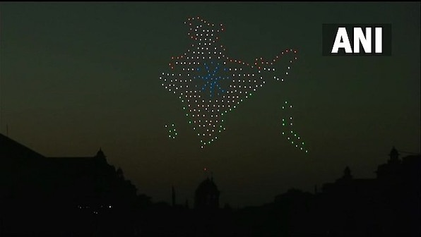 Beating Retreat 2022: 1,000 'Made In India' drones dazzle the sky, brings curtains down on R-Day celebrations
