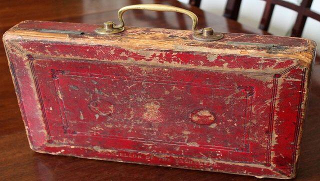 The 'Gladstone Box' used by chancellors of the UK. Image Courtesy: Wikipedia 
