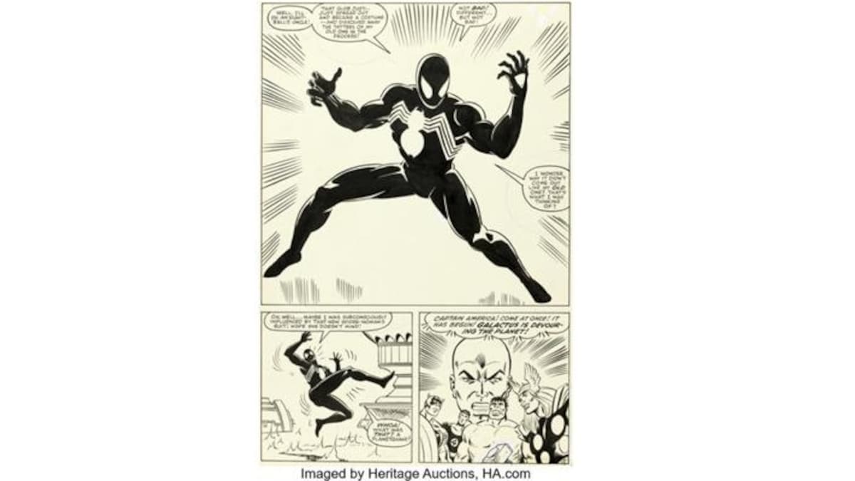 Spider-Man comic page sells for record $3.36 mn bidding in Dallas