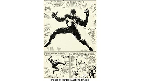 Spider-Man comic page sells for record $3.36 mn bidding in Dallas