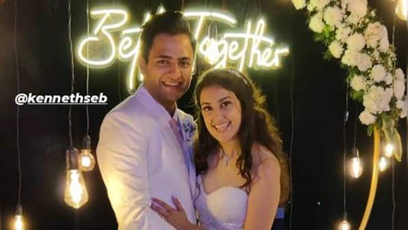 Stand-up comedian Kenny Sebastian gets married to Tracy Alison in Goa; see pics