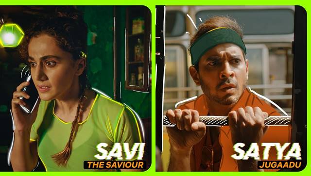 Looop Lapeta character posters: Taapsee Pannu as Savi and Tahir Raj Bhasin as Satya will take you on a roller coaster ride Looop Lapeta character posters: Taapsee Pannu as Savi and Tahir Raj Bhasin as Satya will take you on a roller coaster ride