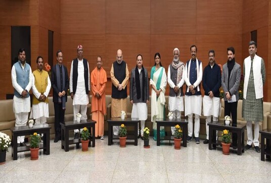 UP polls: BJP to jointly contest all 403 seats with Apna Dal, Nishad Party UP polls: BJP to jointly contest all 403 seats with Apna Dal, Nishad Party