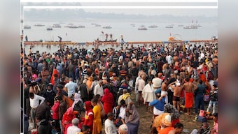 Uttar Pradesh: Defying COVID-19 surge, lakhs take holy dip in Ganga on Makar Sankranti