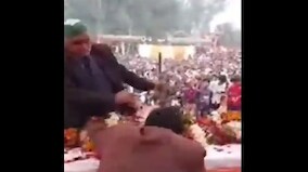 'Chacha's pat on cheek': BJP MLA Pankaj Gupta clarifies after being slapped by farmer in Unnao