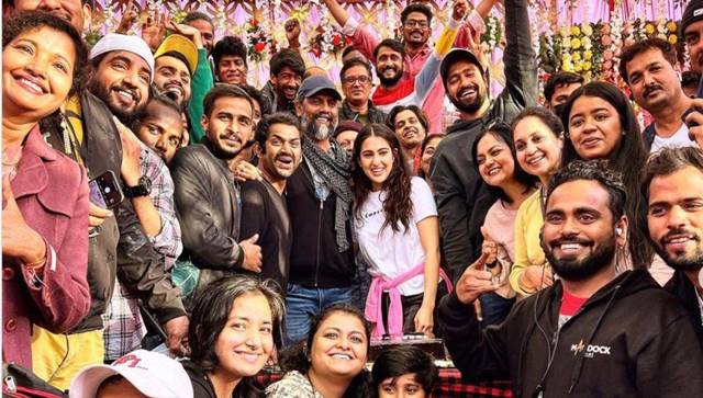 Vicky Kaushal and Sara Ali Khan wrap up Laxman Utekar's film, Sharib Hashmi shares photos: ‘Dream team…’ Vicky Kaushal and Sara Ali Khan wrap up Laxman Utekar's film, Sharib Hashmi shares photos: ‘Dream team…’