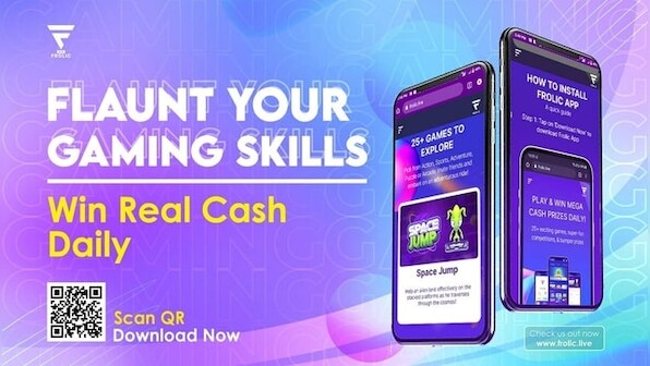 Fynd launches India's first immersive real money social gaming app 'Frolic'