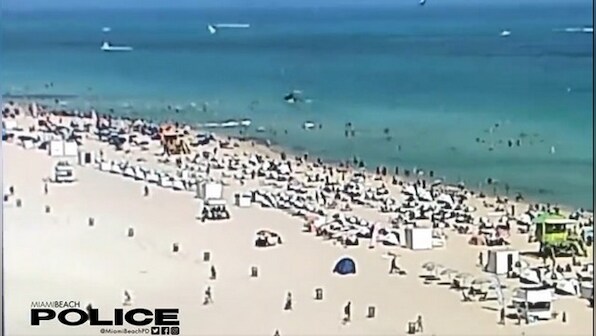 Florida: Two injured after helicopter crashes in ocean off coast
