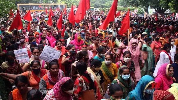 Anganwadi workers protesting in Delhi, Gurugram: Who they are, what they do, why they are upset