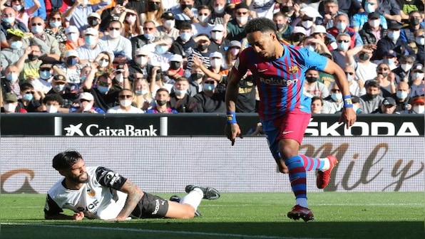 LaLiga: Aubameyang hat-trick ensures Barca win over Valencia; Sevilla slip up again